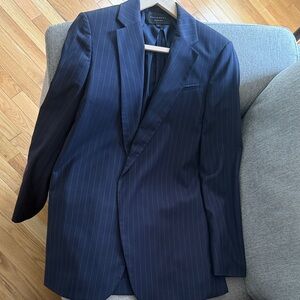 Equipment Dark Blue Pinstripe blazer, 100% wool